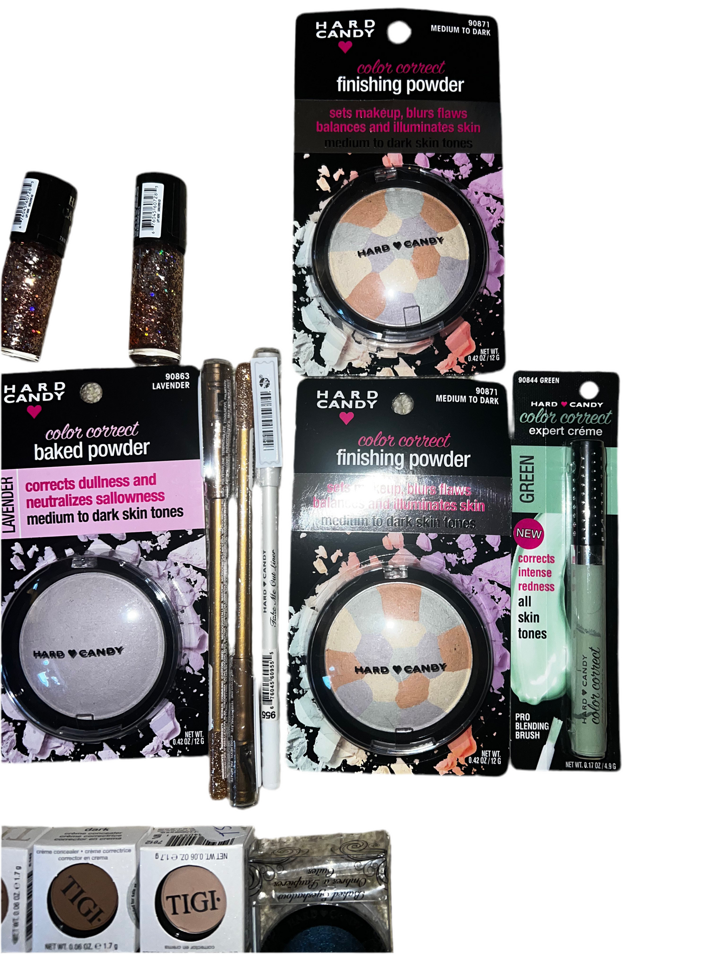 Lot of Brand New Hard Candy & Tigi Makeup! Retails for Over $120