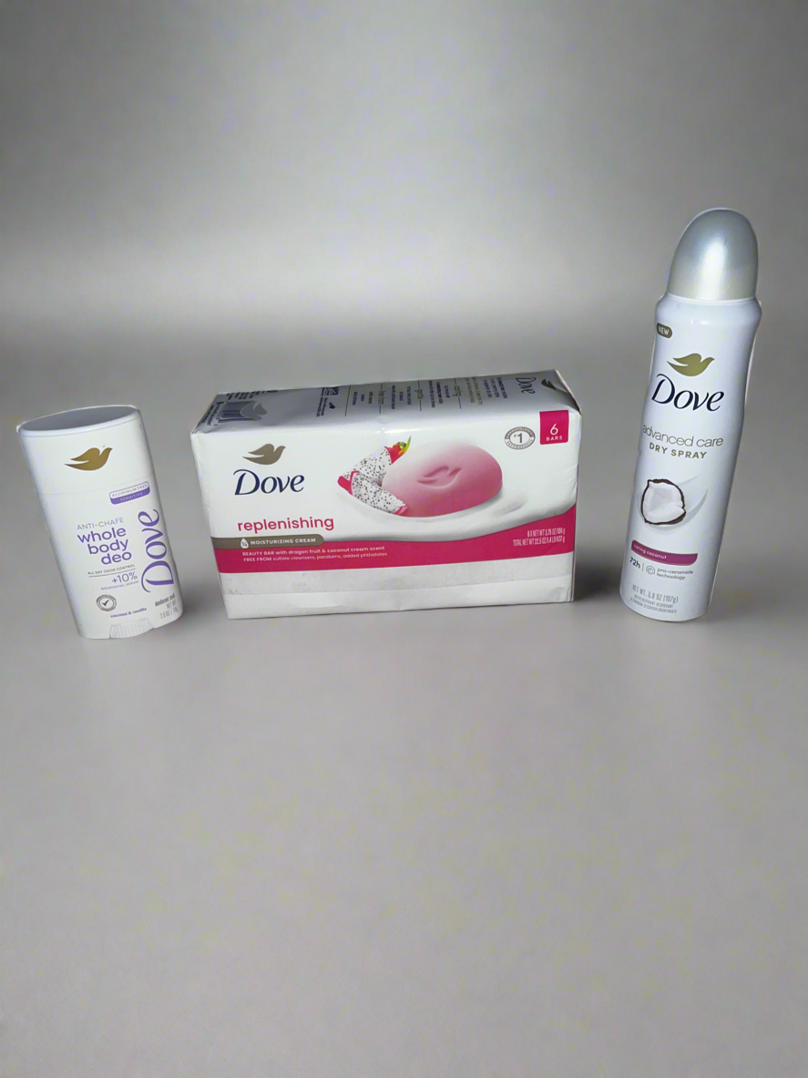 Lot of brand new Dove Products