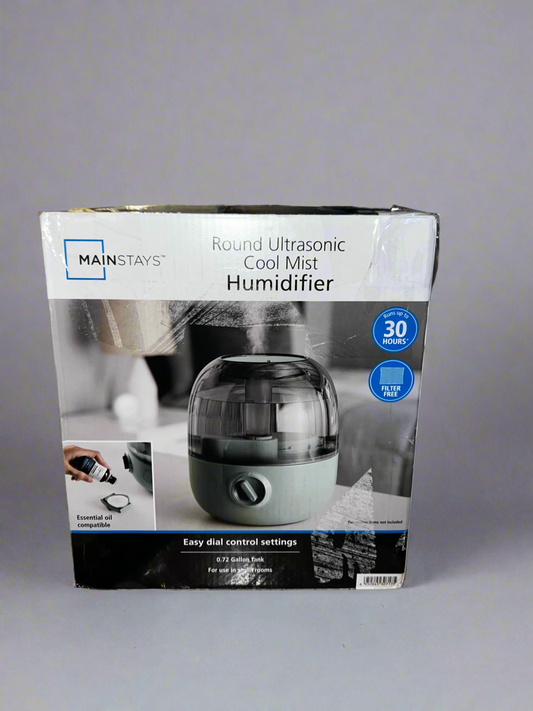 Mainstays Round ultrasonic cool mist humidifier