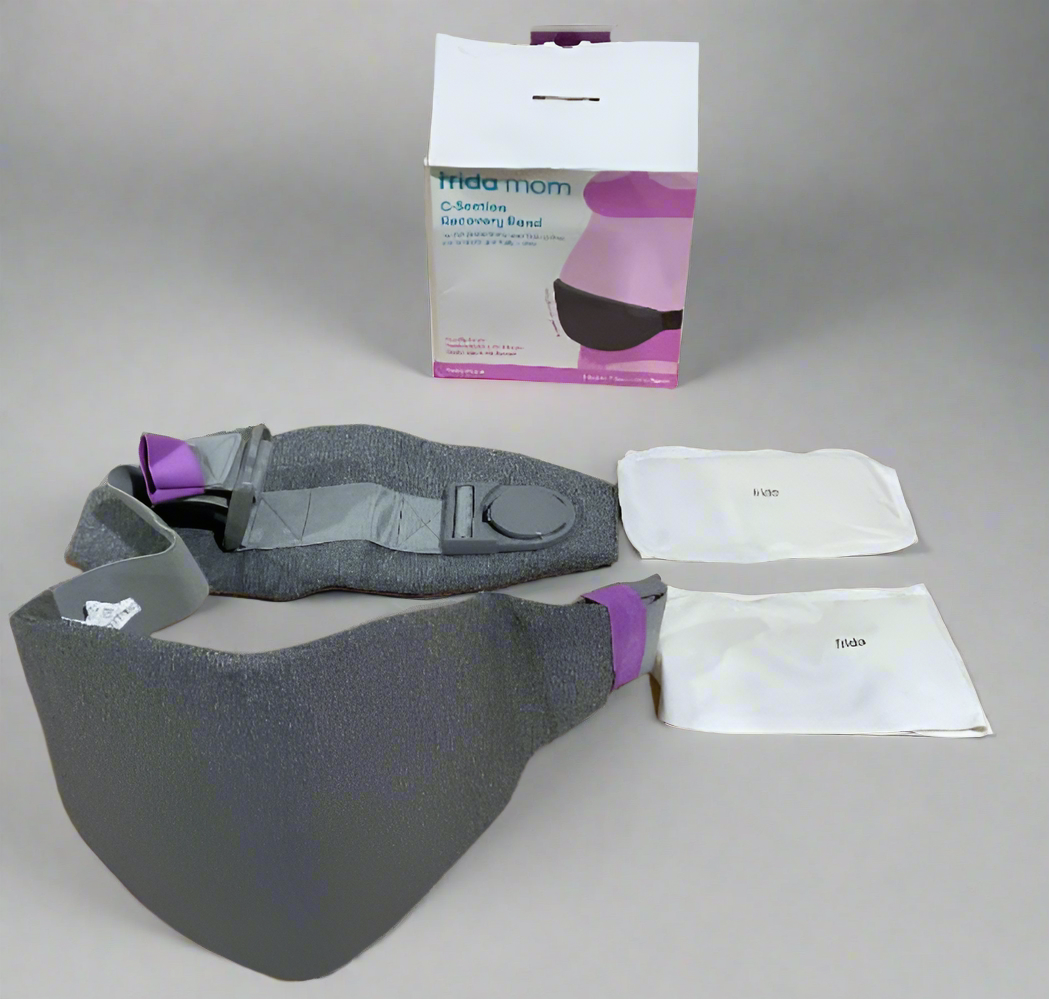 Frida Mom C-Section Hot & Cold Therapy Belly Binder, C-Section Recovery Must Have Band, Incision Protector, for Post-Op and Swelling