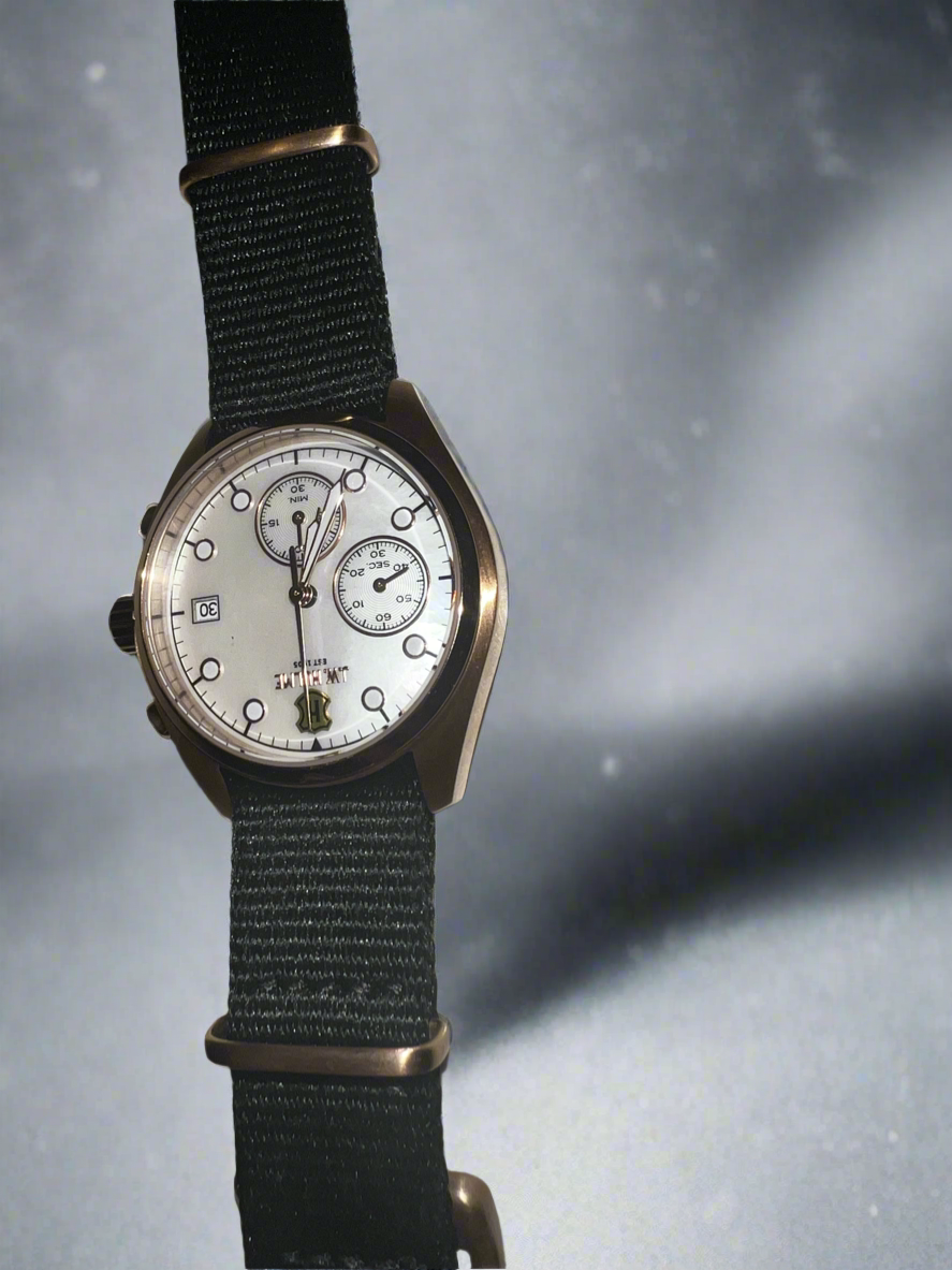 J.W. Hulme Women's Quartz Multi Function Mother-of-Pearl Strap Watch