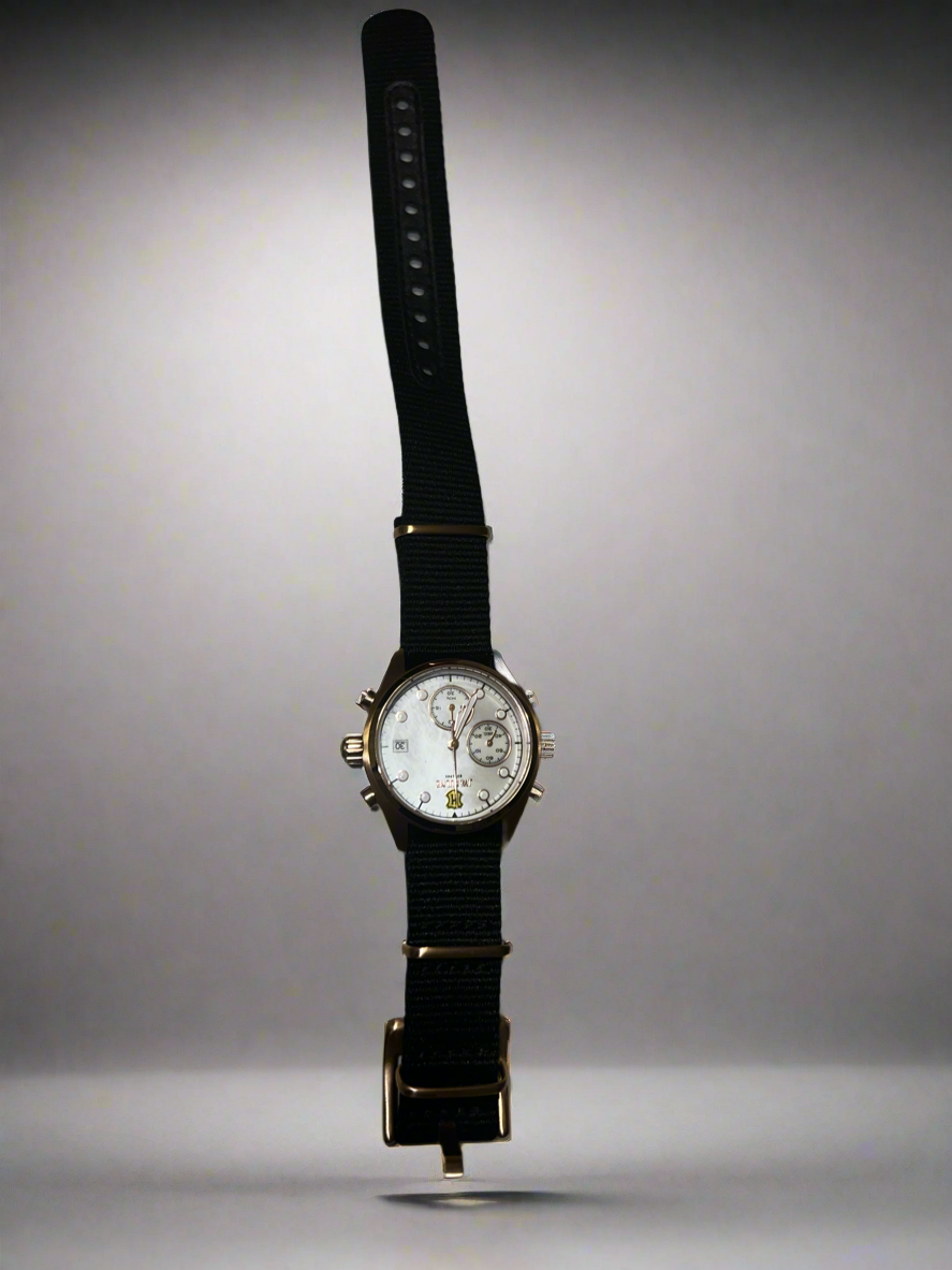 J.W. Hulme Women's Quartz Multi Function Mother-of-Pearl Strap Watch