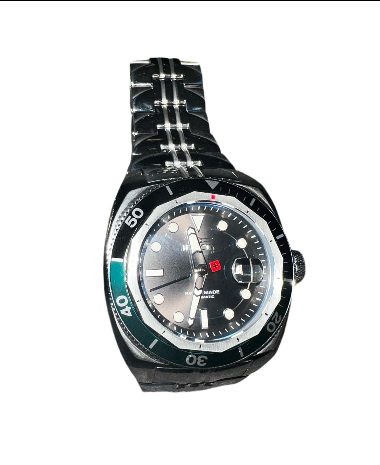 Invicta Swiss Made Ronda R150 Caliber Automatic Men's Watch - 52mm Steel (44753)