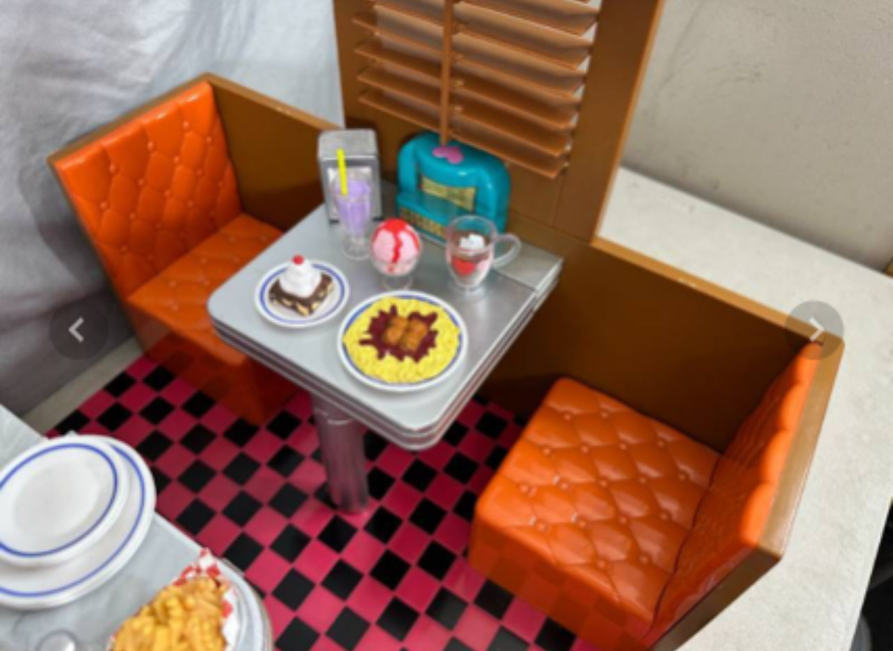 Our generation/ American Doll Diner set with accessories!