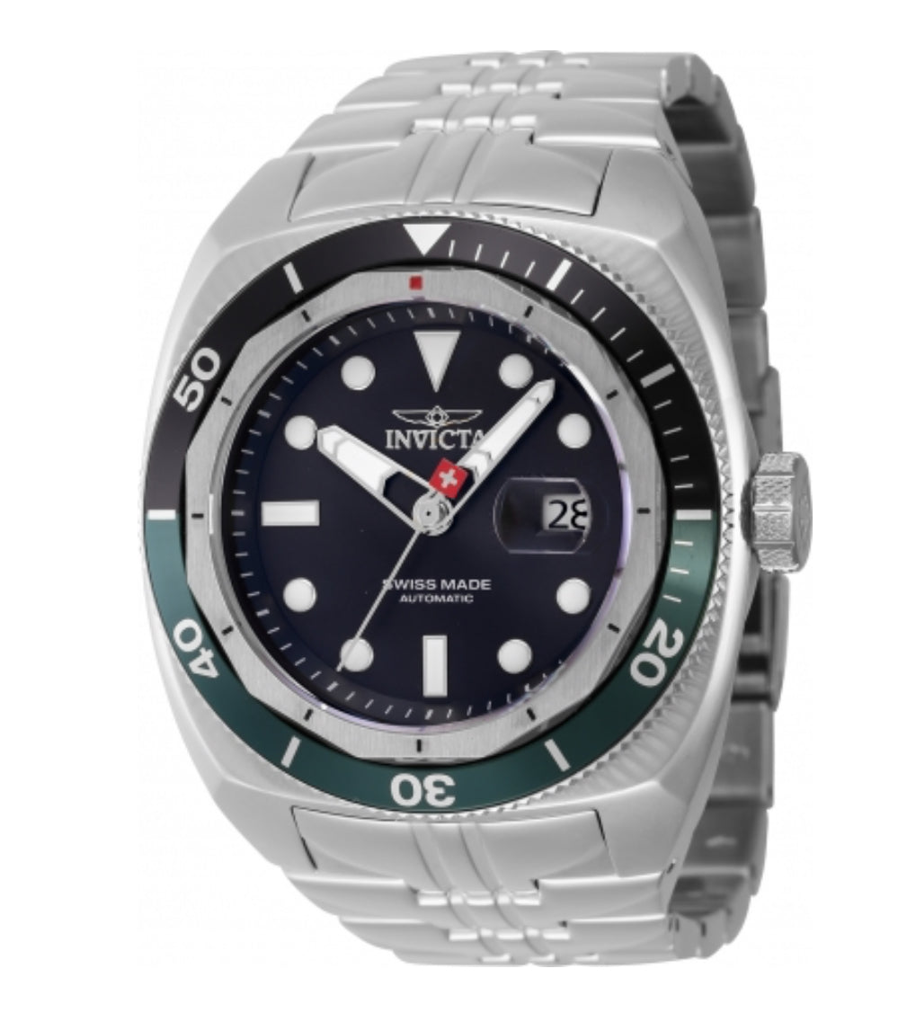 Invicta Swiss Made Ronda R150 Caliber Automatic Men's Watch - 52mm Steel (44753)