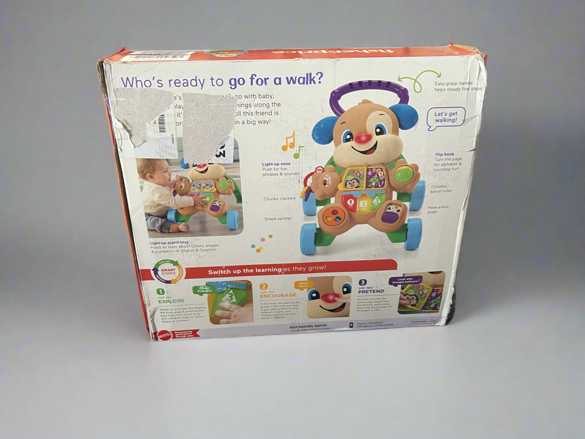 Fisher-Price Baby Toy Laugh & Learn Smart Stages Learn with Puppy Walker New!