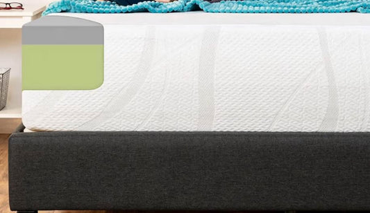 New in box queen 12 Inch Green Tea Memory Foam Mattress, Medium Firm