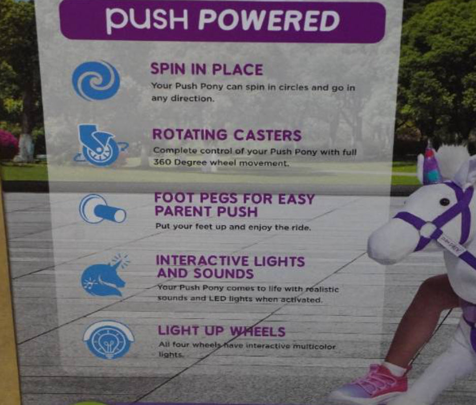 Push Pony named Crystal!