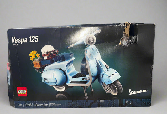 LEGO Icons Vespa 125 Scooter Model Building Kit Vintage